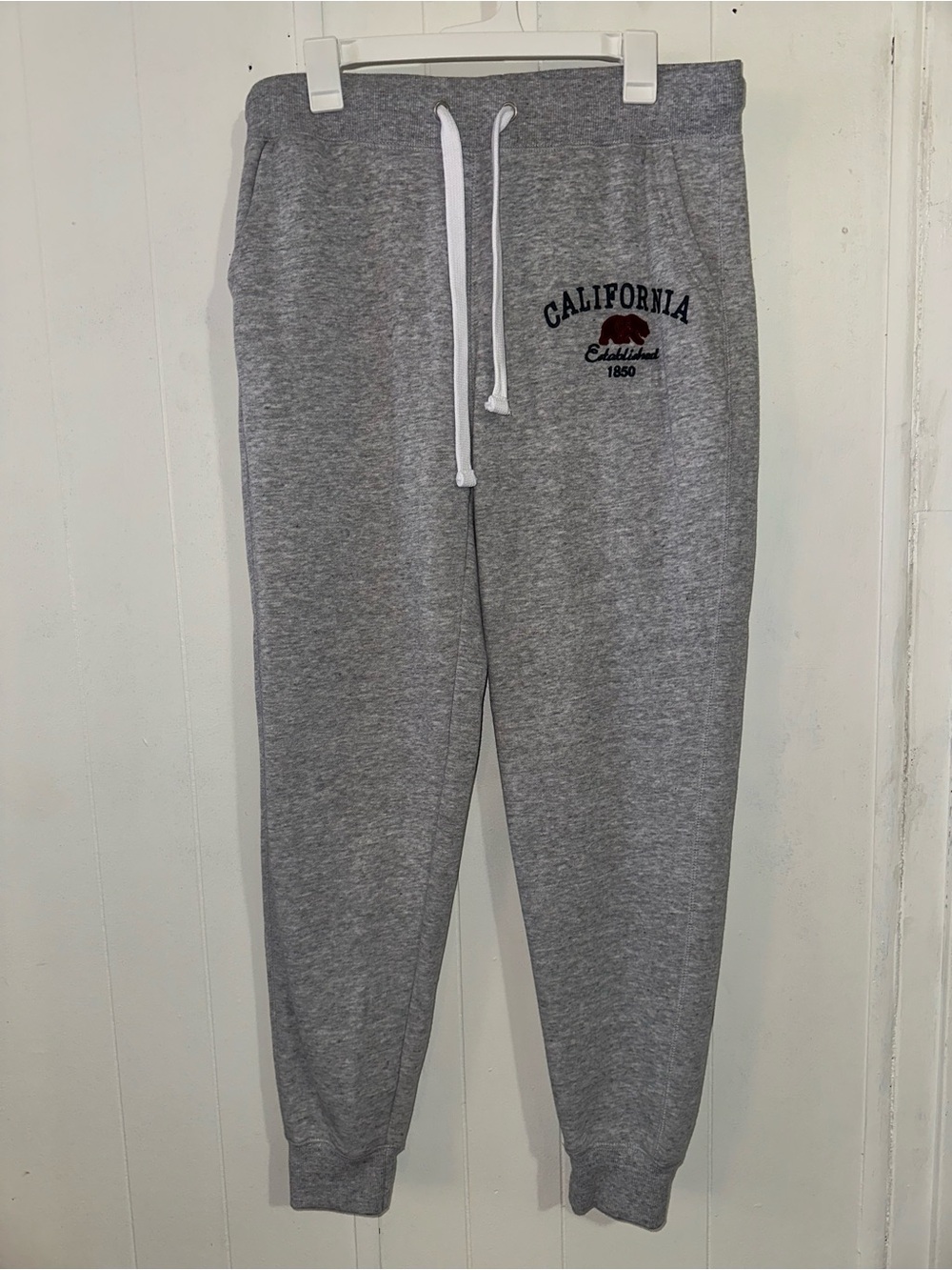 Reflex Gray California Graphic Jogger Sweatpants